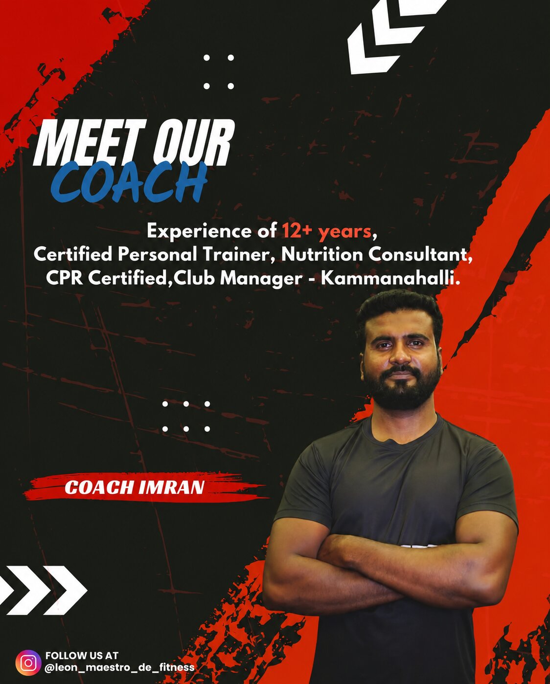 Fitness Manager Imran — Fitness Manager — Kammanahalli